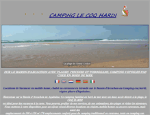 Tablet Screenshot of campingcoq-hardi.com
